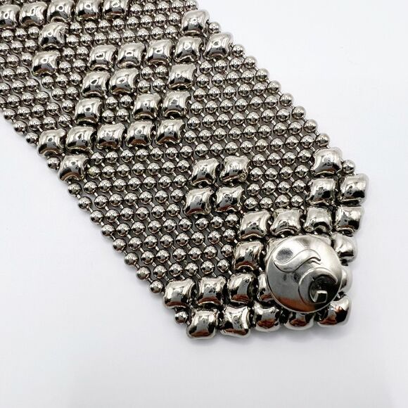 SG Liquid Metal Bracelet Sergio Gutierrez Silver Tone B45-AS - Picture 7 of 11